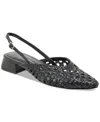 Dolce Vita Birdie Pointed Toe Slingback Flat In Black