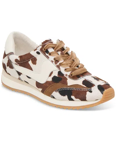 Dolce Vita Women's B.ntcd Lace-up Retro Jogger Sneakers In Animal Print