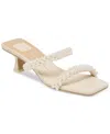 Dolce Vita Boni Kitten Heel Slide Sandal In Vanilla Pearl