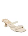 Dolce Vita Boni Kitten Heel Slide Sandal In Vanilla