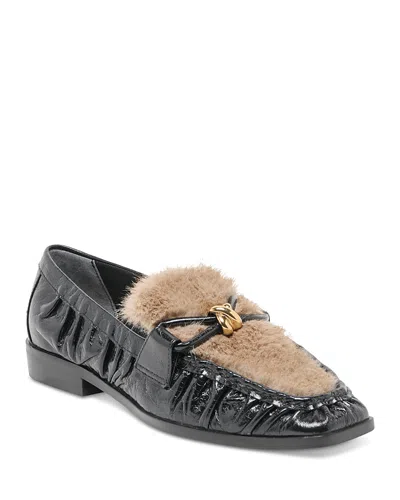 Dolce Vita Bonie Plush Women's Shoes Midnight: 9 M, Suede In Black