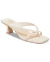 Dolce Vita Brevel Kitten Heel Flip Flop In Bone Leather