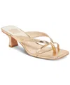 Dolce Vita Women's Gitel Crossband Slide High Heel Dress Sandals In Light Tan Mesh