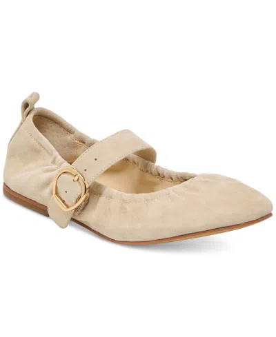 Dolce Vita Women's Caely Cinched Mary Jane Flats In Brown