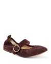 Dolce Vita Caely Mary Jane Flat In Burgundy