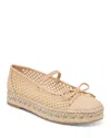 Dolce Vita Cambre Ballet Flats Lt Natural Woven Mesh In Light Natural