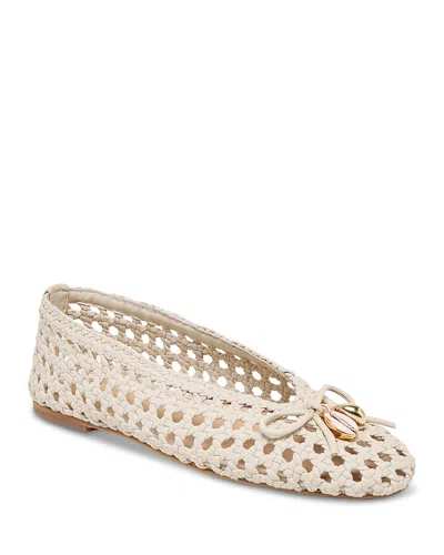 Dolce Vita Cason Woven Ballet Flat In Neutral