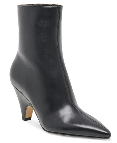 Dolce Vita Cruz Leather Booties Black