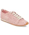 Dolce Vita Women's Dayana Lace Floral Lace-up Sneakers In Rose Lace