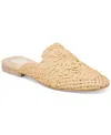 Dolce Vita Sabor Flats Lt Natural Raffia In Light Natural Macrame