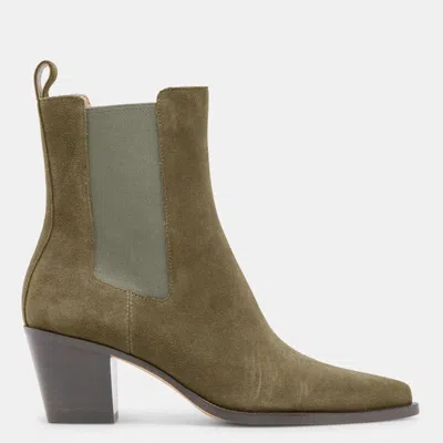 Dolce Vita Women's  Shadie H2o Boot Green Waterproof Pointed Toe Bootie Zap1712