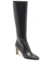 Dolce Vita Women's Emmi Pointed-toe Blade-heel Knee-high Tall Dress Boots In Black