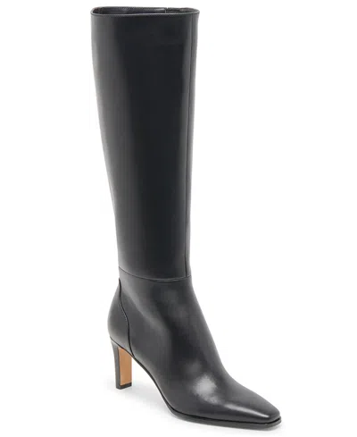 DOLCE VITA WOMEN'S EMMI WIDE-CALF POINTED-TOE BLADE-HEEL KNEE-HIGH TALL DRESS BOOTS