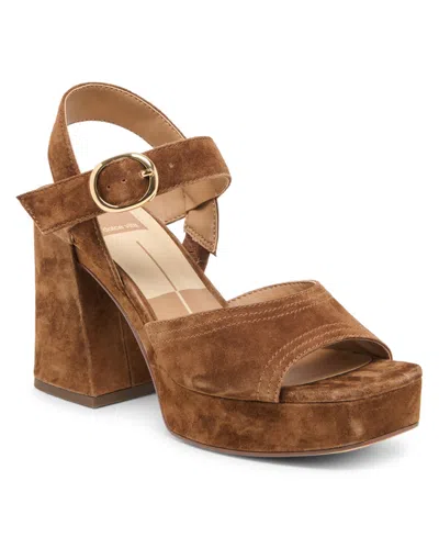 Dolce Vita Fatima Platform Sandal In Brown
