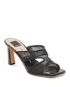 Dolce Vita Gitel Slide Sandal In Onyx Mesh