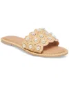 Dolce Vita Harlyn Pearl Sandals Lt Natural Raffia In Light Natural Raffia