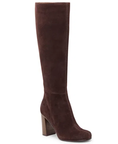 Dolce Vita Women's Hudsin Block-heel Knee-high Tall Boots In Brown