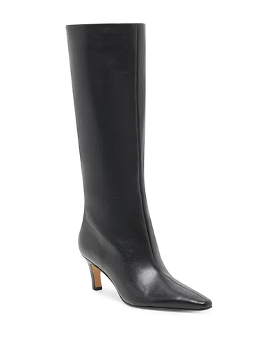 Dolce Vita Women's Jazmin Leather Knee High Boots In Black