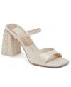 Dolce Vita Jemmy Imitation Pearl Slide Sandal In Vanilla Silk