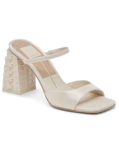 DOLCE VITA WOMEN'S JEMMY EMBELLISHED BLOCK-HEEL DRESS SANDALS