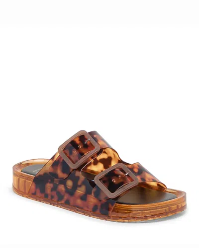 Dolce Vita Julio Jelly Sandals Tortoise Vinyl In Multi