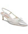 Dolce Vita Kandi Slingback Pump In Silver Metallic Mesh