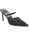 Dolce Vita Women's Kanika Crystal Rhinestone Mesh Pointed-toe Pumps In Black