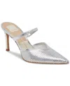Dolce Vita Women's Kanika Mesh Slip-on Pointed-toe Pumps In Silver Metallic