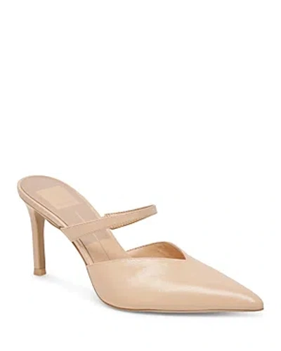 Dolce Vita Kanika Pointed Toe Pump In French Vanilla Crinkle Patent