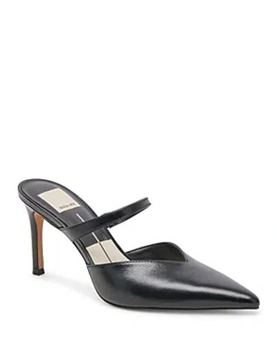 DOLCE VITA WOMEN'S KANIKA POINTED TOE EMBELLISHED SLIP ON HIGH HEEL PUMPS