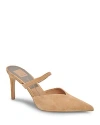 Dolce Vita Kanika Wide Heels Tan Suede In Brown