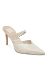 Dolce Vita Kanika Pointed Toe Pump In White Crinkle Patent