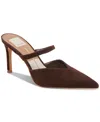 Dolce Vita Kanika Pointed Toe Pump In Dark Brown Suede
