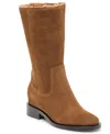 Dolce Vita Women's Kedra H2o Slip On Cozy Tall Cold Weather Boots In Brown
