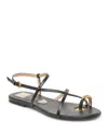 Dolce Vita Women's Kesha Strappy Sandals In Black Leather