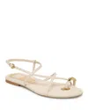 Dolce Vita Women's Kesha Strappy Sandals In Bone Leather