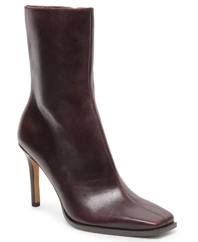 Dolce Vita Women's Kimi Square Toe Stiletto Ankle Booties In Brown