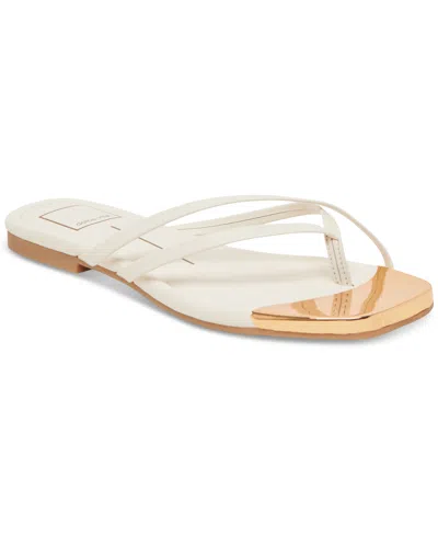 DOLCE VITA WOMEN'S LAGUNA STRAPPY THONG SLIDE FLAT SANDALS