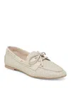 Dolce Vita Doris Boat Shoe In Ivory Leather