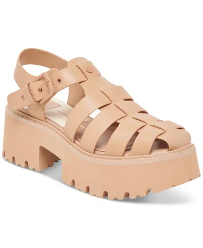 Dolce Vita Women's Lasly Fisherman Platform Sandals In Brown