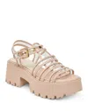 Dolce Vita Latice Strappy Sandal In Crystal