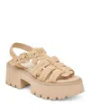 Dolce Vita Lasly Platform Fisherman Sandal In Light Natural