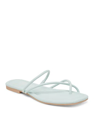 Dolce Vita Women's Leanna Strappy Flat Sandals In Aqua Stella