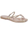 Dolce Vita Leanna Sandal In Dark Gold Crackled
