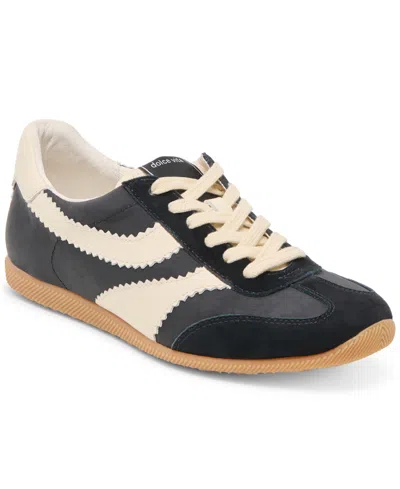 Dolce Vita Women's Limit Low-profile Lace-up Sneakers In Black