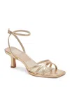 Dolce Vita Manji Ankle Strap Sandal In Light Gold