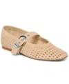 Dolce Vita Mikel Ballet Flats Camel Perforated Suede In Neutral