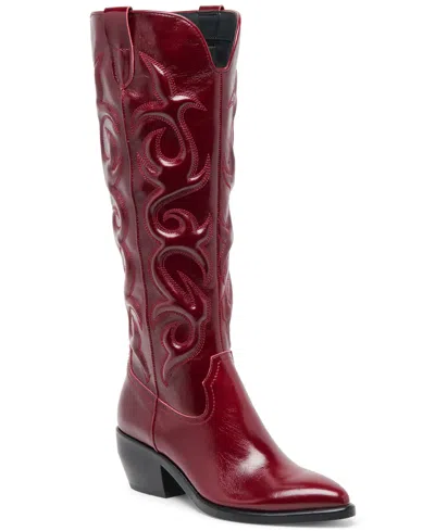 DOLCE VITA WOMEN'S MIRLA TALL DETAILED COWBOY BOOTS