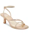 Dolce Vita Morah Ankle Strap Sandal In Gold Metallic Leather