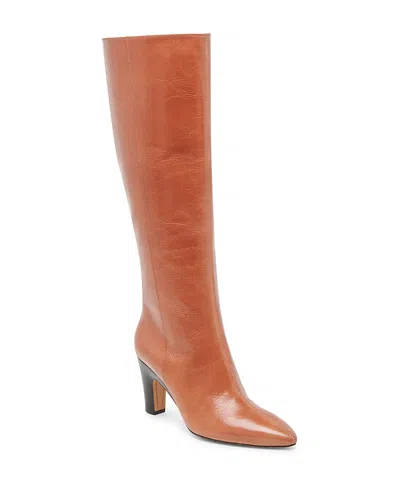 Dolce Vita Women's Nelas Tall Boots In Cognac Leather